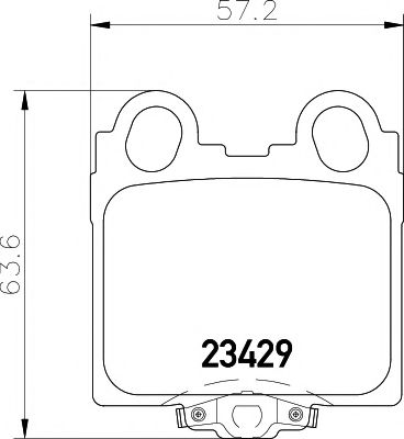 Imagine set placute frana,frana disc PAGID T1475