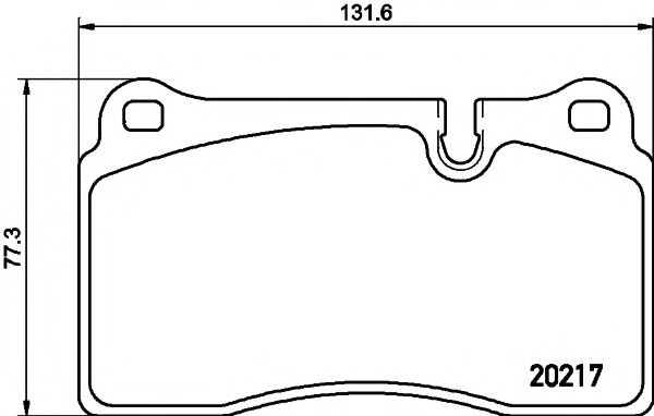 Imagine set placute frana,frana disc PAGID T1686