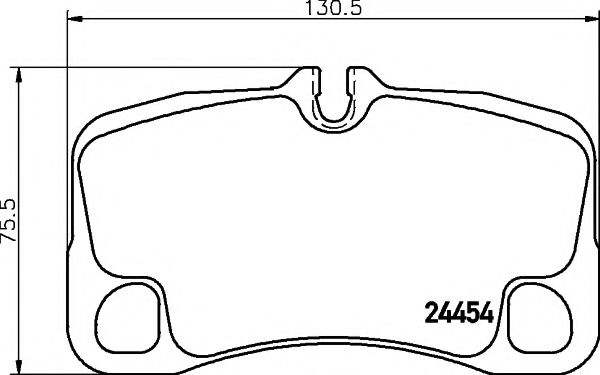 Imagine set placute frana,frana disc PAGID T1752