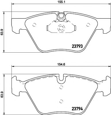 Imagine set placute frana,frana disc PAGID T1926