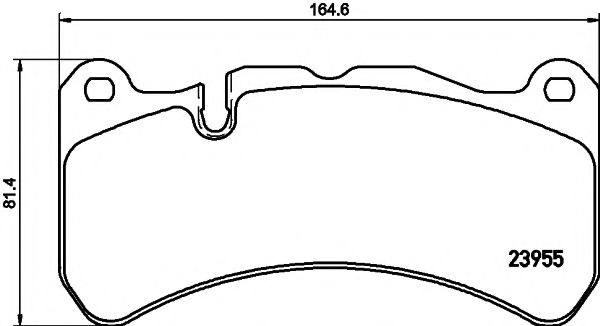 Imagine set placute frana,frana disc PAGID T1998