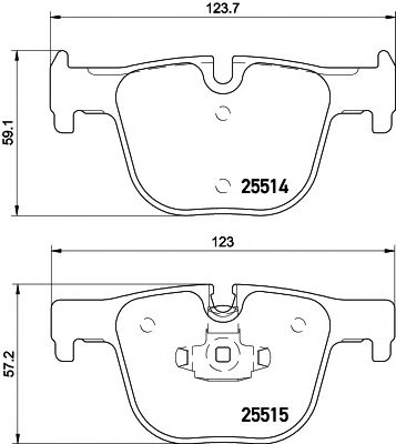 Imagine set placute frana,frana disc PAGID T2165