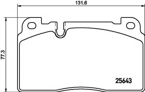 Imagine set placute frana,frana disc PAGID T2213