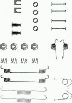 Imagine Set accesorii, sabot de frana PAGID X0026