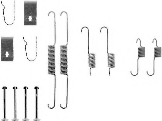 Imagine Set accesorii, sabot de frana PAGID X0108