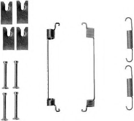 Imagine Set accesorii, sabot de frana PAGID X0141