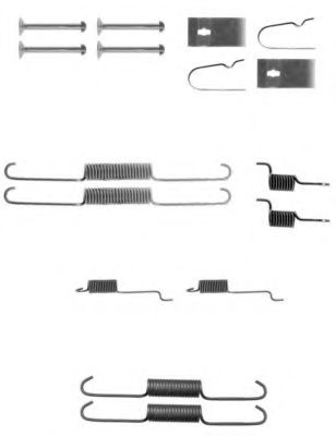 Imagine Set accesorii, sabot de frana PAGID X0151