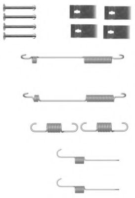 Imagine Set accesorii, sabot de frana PAGID X0152