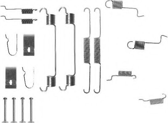 Imagine Set accesorii, sabot de frana PAGID X0223