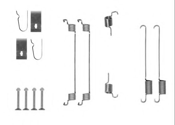 Imagine Set accesorii, sabot de frana PAGID X0258