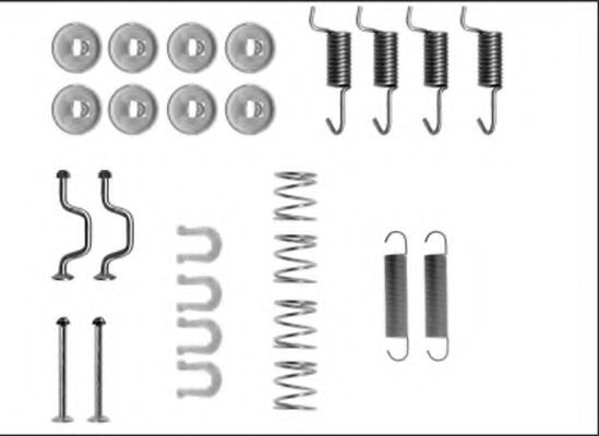 Imagine set accesorii, saboti frana parcare PAGID X0287