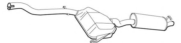 Toba esapament finala WALKER 19043 #1