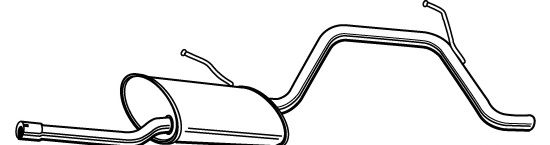 Toba esapament finala WALKER 22165 #1