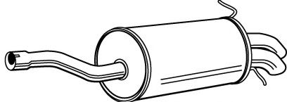 Toba esapament finala WALKER 23263 #1