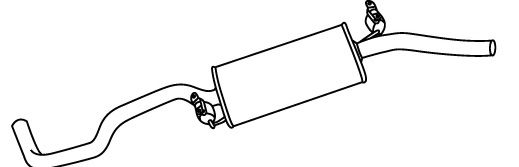 Toba esapament finala WALKER 70510 #1