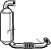 Filtru funingine/particule, sist.de esapament WALKER 73156