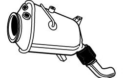 Filtru funingine/particule, sist.de esapament WALKER 93070