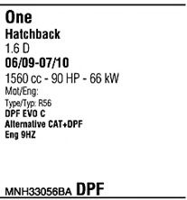 Imagine Sistem de esapament WALKER MNH33056BA