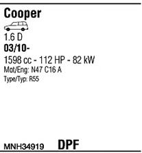 Sistem de esapament WALKER MNH34919