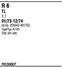 Sistem de esapament WALKER RE30607