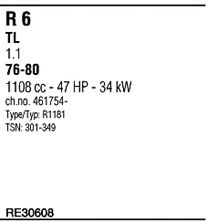 Sistem de esapament WALKER RE30608