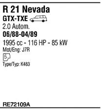 Sistem de esapament WALKER RE72109A