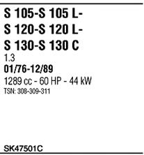 Imagine Sistem de esapament WALKER SK47501C