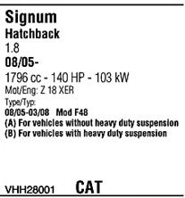 Sistem de esapament WALKER VHH28001