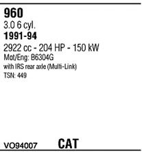 Sistem de esapament WALKER VO94007