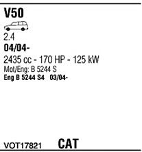 Sistem de esapament WALKER VOT17821