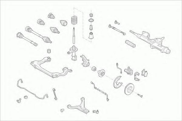 Imagine Directie BOGE AUDI-80AV-FB001