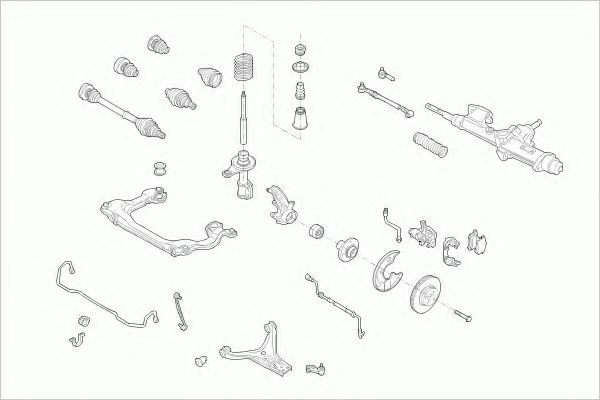 Imagine Directie BOGE AUDI-80AV-FB005