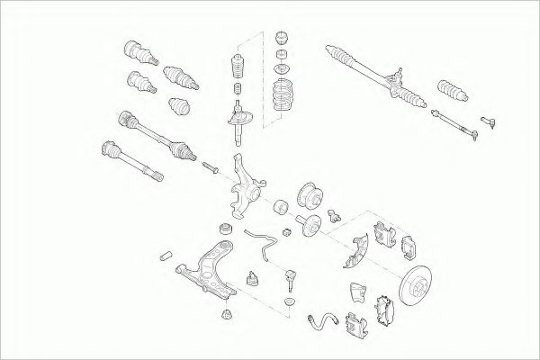 Imagine Directie BOGE VW-GOLF-FB033