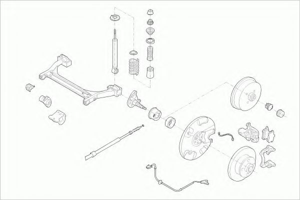 Imagine Directie BOGE VW-GOLF-RB001