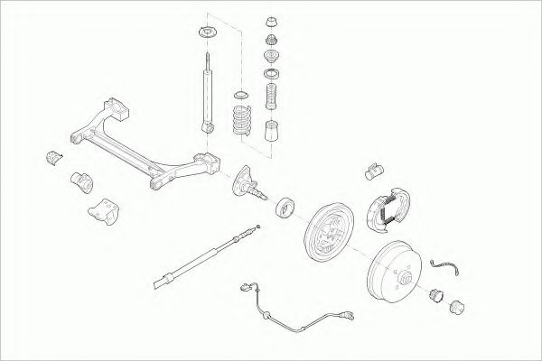 Imagine Directie BOGE VW-GOLF-RB004