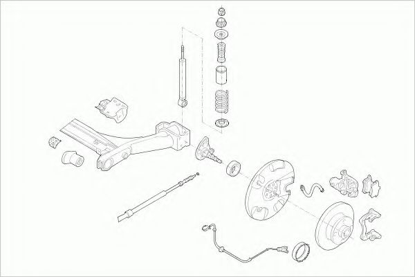 Imagine Directie BOGE VW-GOLF-RB008