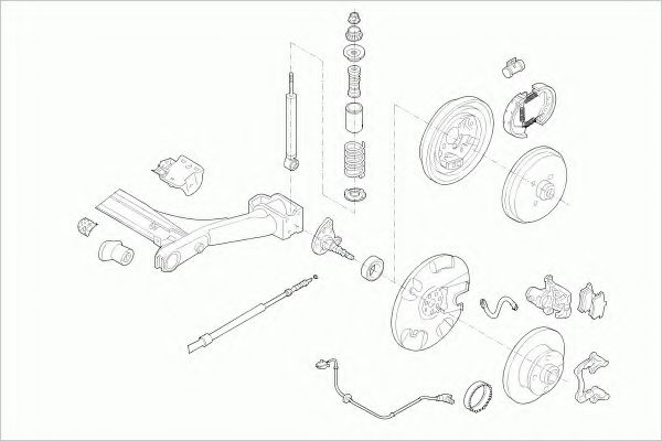 Imagine Directie BOGE VW-GOLF-RB015