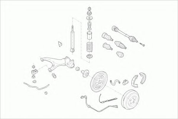 Imagine Directie BOGE VW-GOLF-RB021