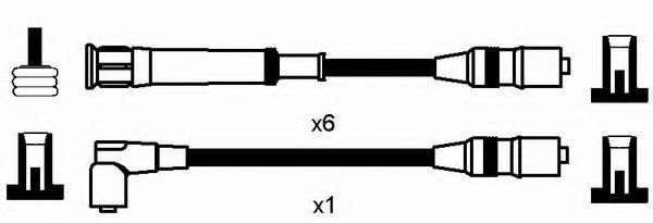 Imagine Set cablaj aprinder NGK 0561