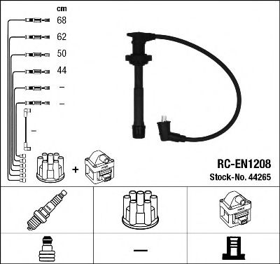 Imagine Set cablaj aprinder NGK 44265