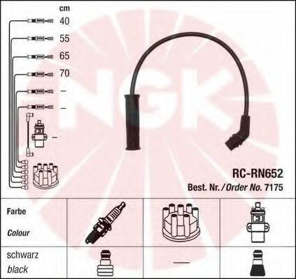 Imagine Set cablaj aprinder NGK 44292