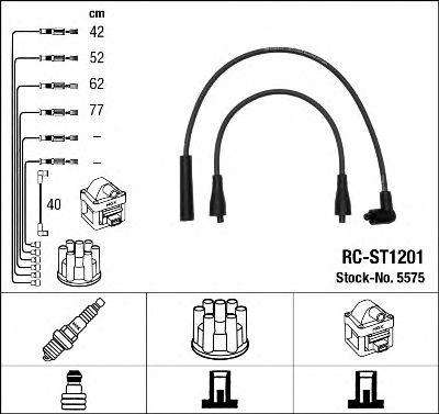 Imagine Set cablaj aprinder NGK 5575