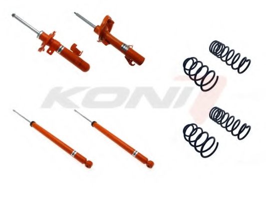 Set suspensie, arcuri elicoidale / amortizoare KONI 1120-2081