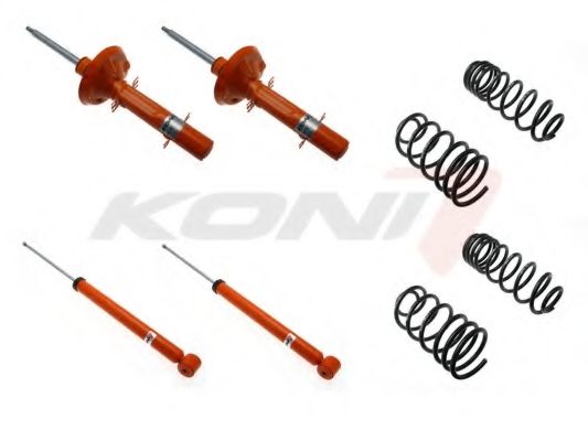 Set suspensie, arcuri elicoidale / amortizoare KONI 1120-7671