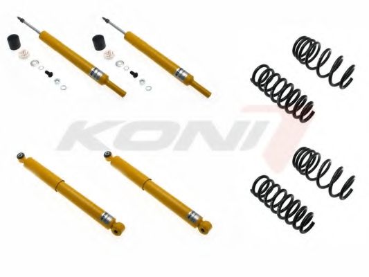 Set suspensie, arcuri elicoidale / amortizoare KONI 1140-0332