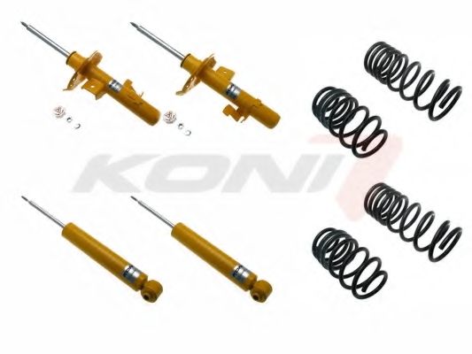 Set suspensie, arcuri elicoidale / amortizoare KONI 1140-1141