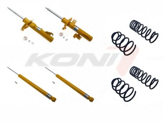 Set suspensie, arcuri elicoidale / amortizoare KONI 1140-2081