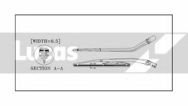 Imagine lamela stergator LUCAS ELECTRICAL LLWCR12C