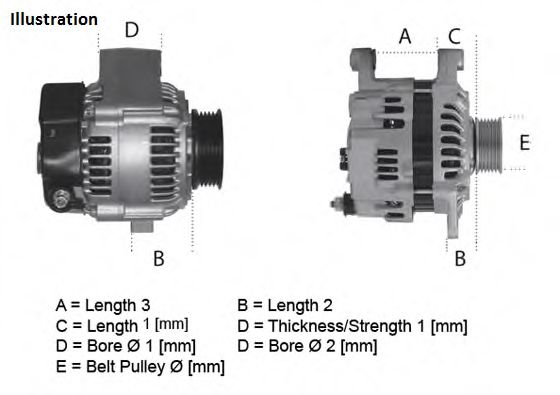 Imagine Generator / Alternator LUCAS ELECTRICAL LRA00997