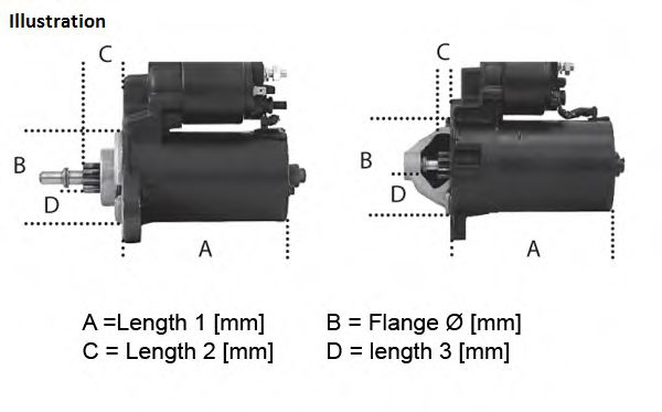 Imagine starter LUCAS ELECTRICAL LRS00275